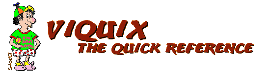 [VIQUIX] -The vi Quick Reference